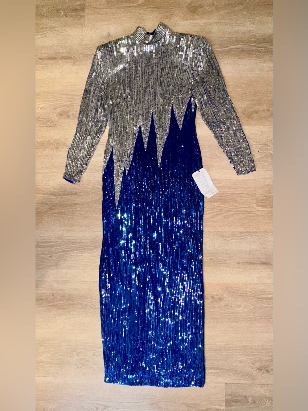 Naeem Khan/Lillie Rubin Riazee Nights Couture Beaded Silk Gown Deadstock (NWT)